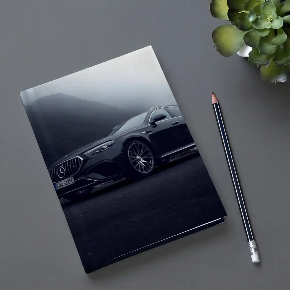 Mercedes AMG E Class Foggy Mountain Road – Notebooks
