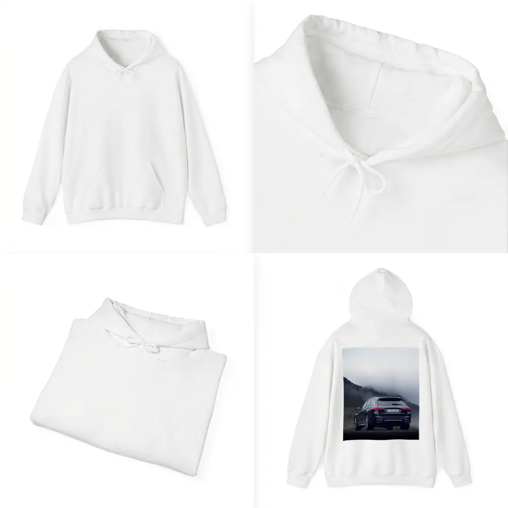 Mercedes AMG E Class Wagon Foggy Mountains – Hoodies