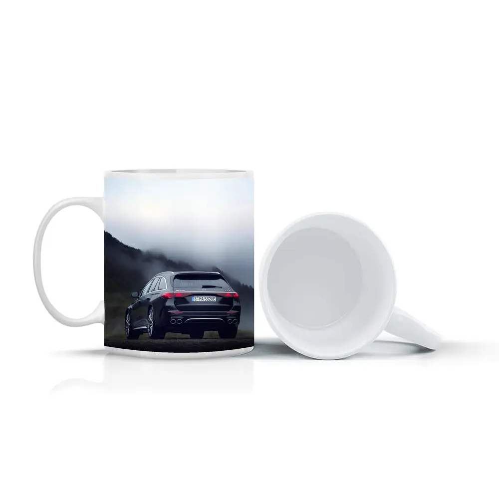Mercedes AMG E Class Wagon Foggy Mountains – Mugs