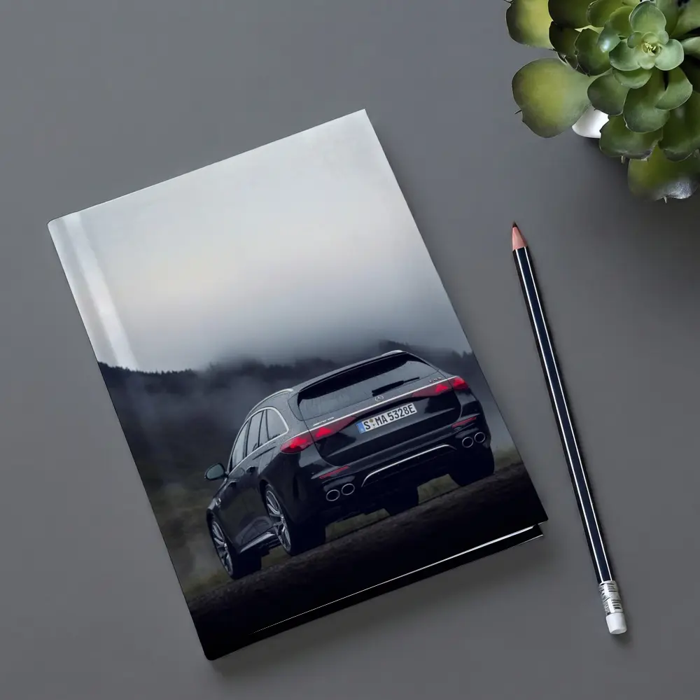 Mercedes AMG E Class Wagon Foggy Mountains – Notebooks