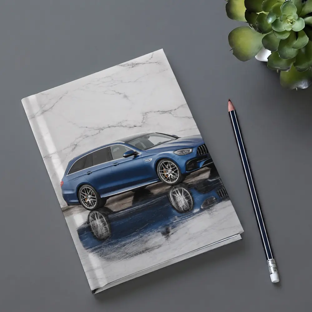 Mercedes AMG E63 S Blue Marble Background – Notebooks