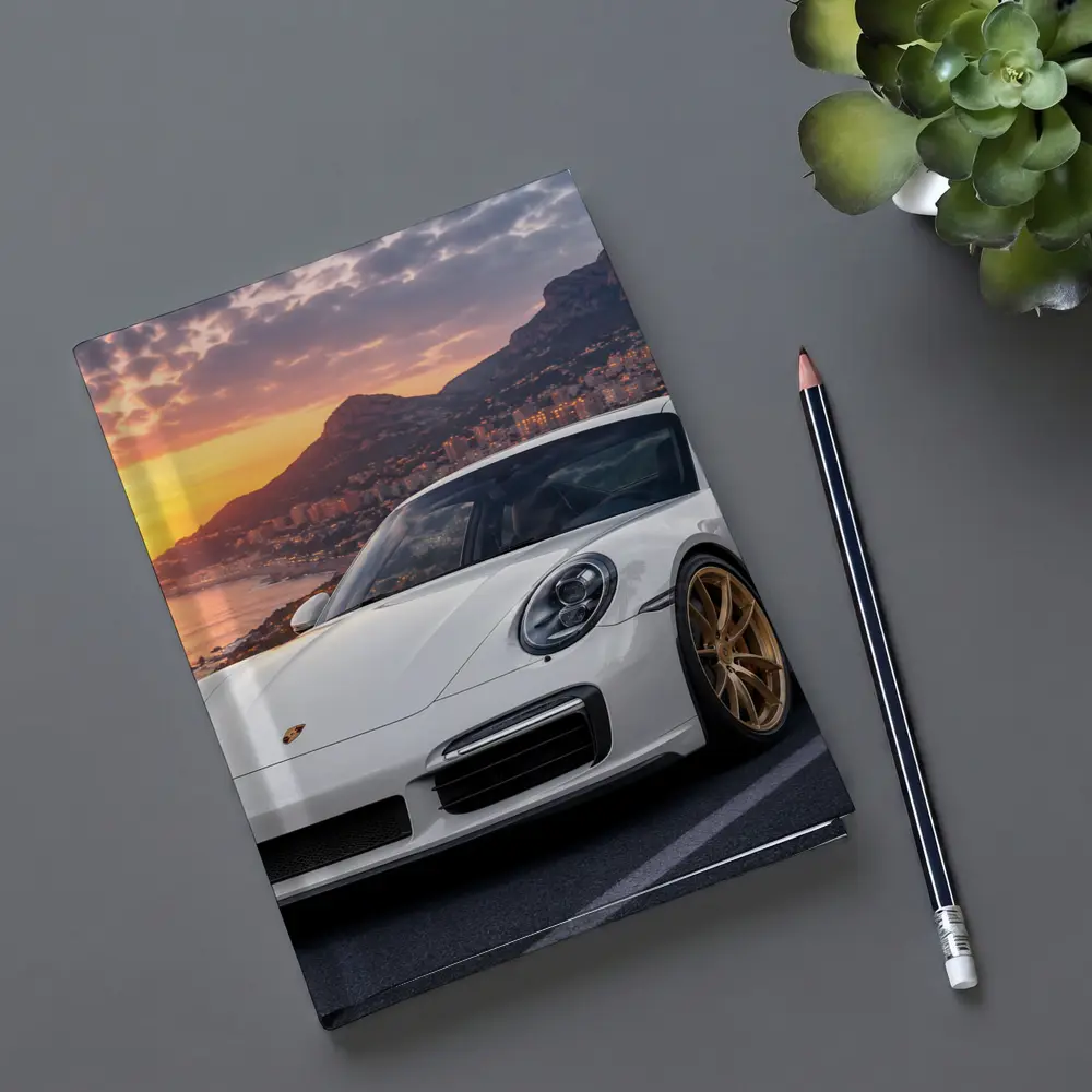 Porsche 911 Turbo White Sunset Monaco – Notebooks