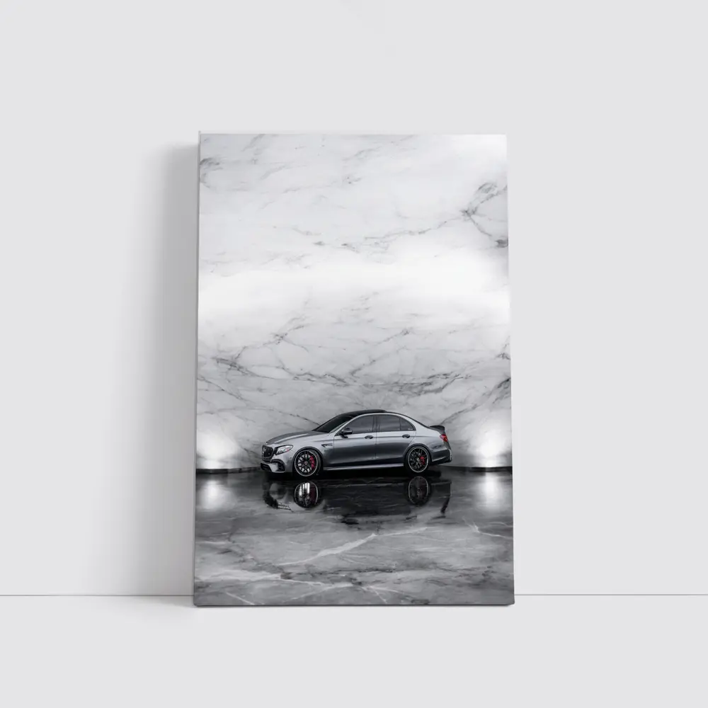 Mercedes AMG E63 S Marble Studio – Wall Art