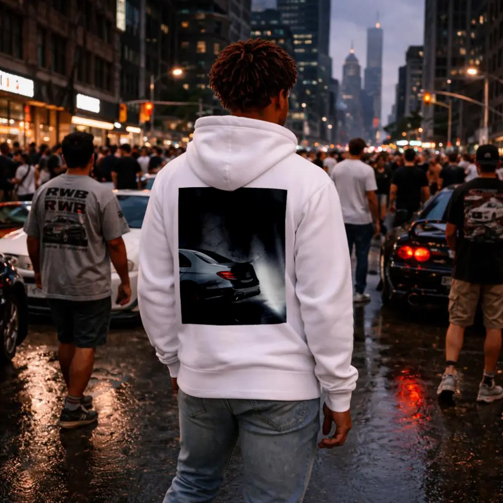 Mercedes AMG E63 Rear Marble Studio – Hoodies