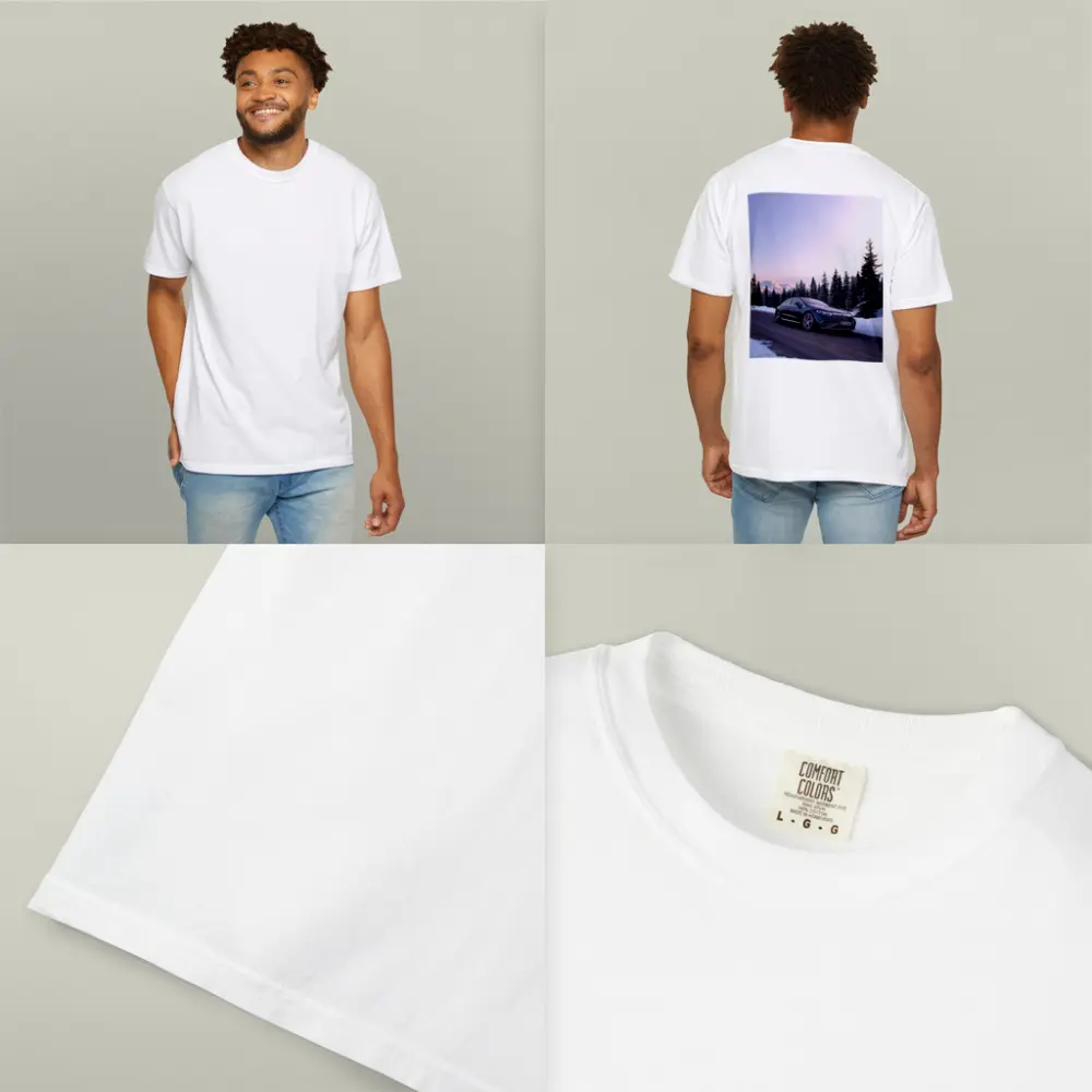 Mercedes AMG EQS Driving Snowy Winter Road – T-Shirts