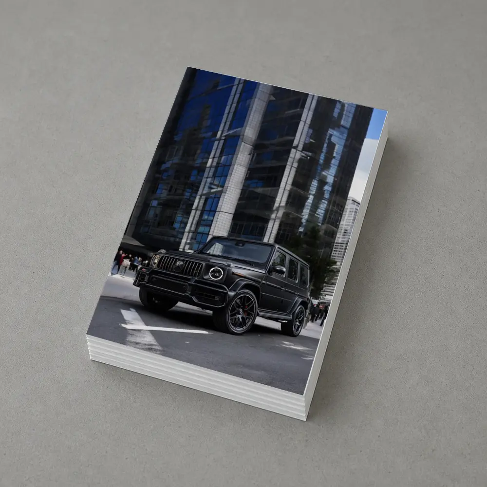 Mercedes AMG G Class Black City Street – Postcards