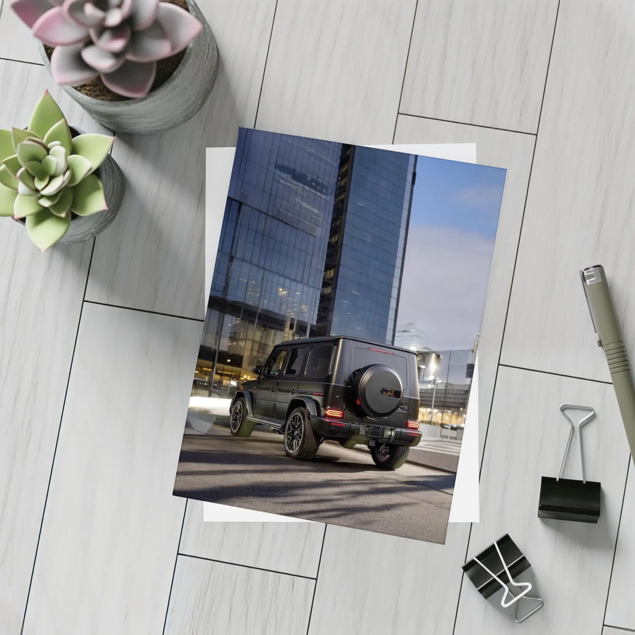 Mercedes AMG G Class Dark City Night – Postcards