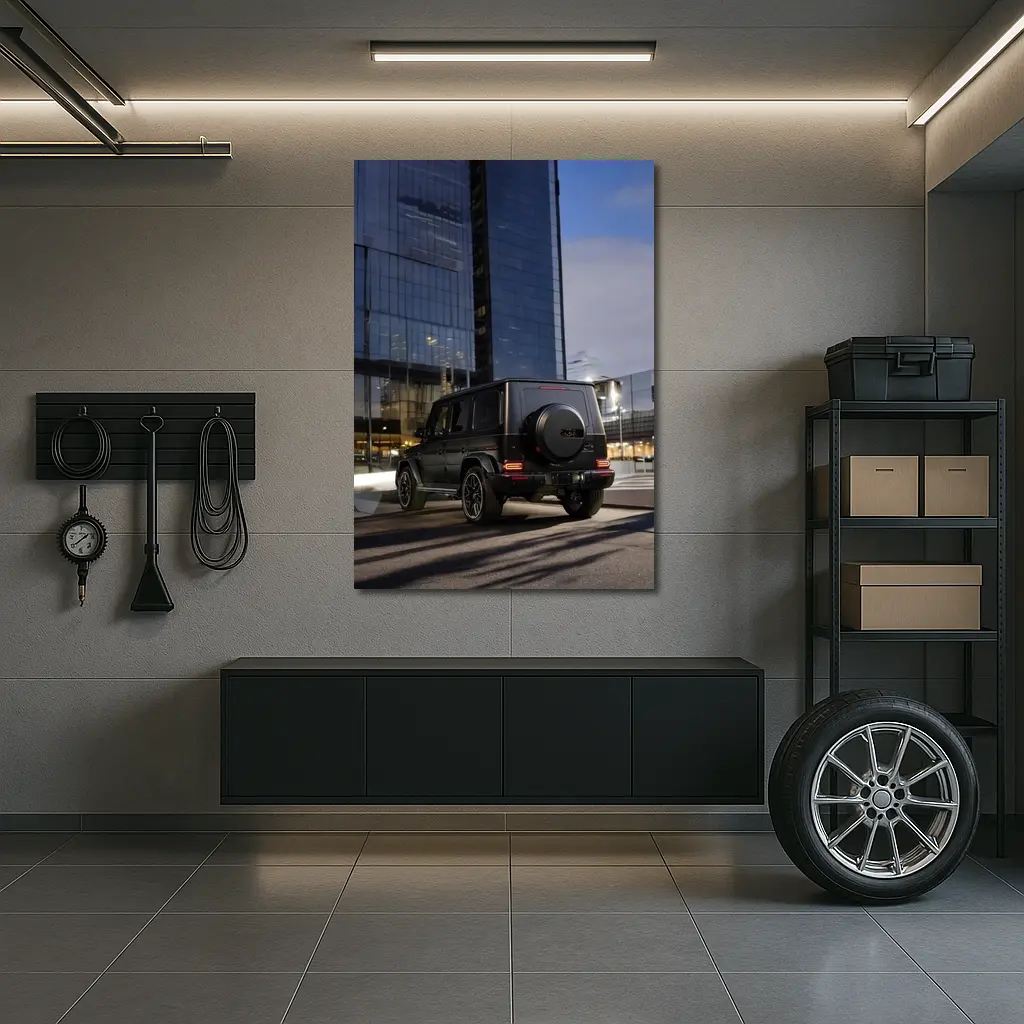 Mercedes AMG G Class Dark City Night – Wall Art