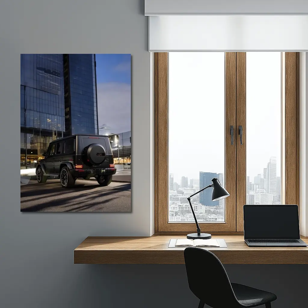 Mercedes AMG G Class Dark City Night – Wall Art