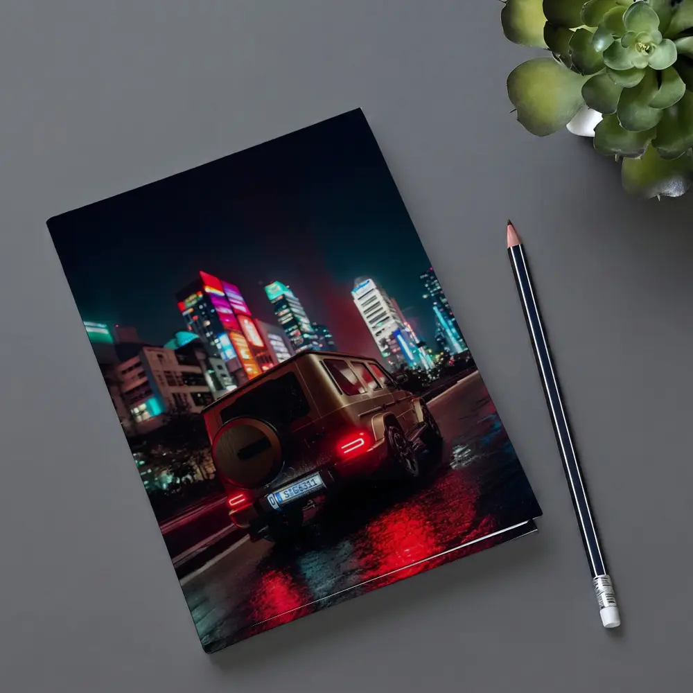 Mercedes AMG G Wagen Neon City Night – Notebooks