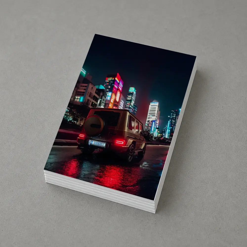 Mercedes AMG G Wagen Neon City Night – Postcards