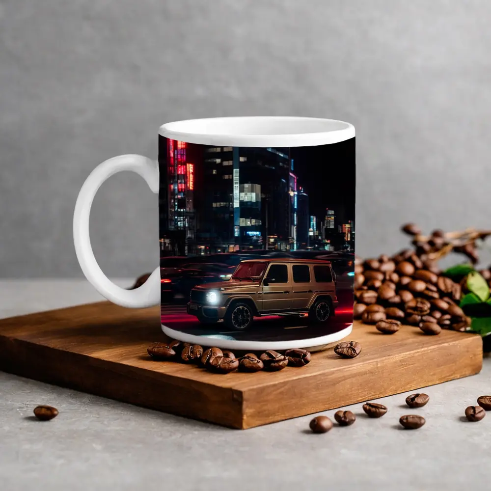 Mercedes AMG G Class Night City Streets – Mugs