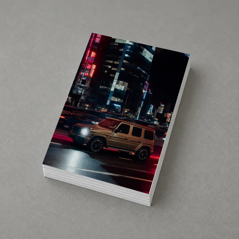 Mercedes AMG G Class Night City Streets – Postcards