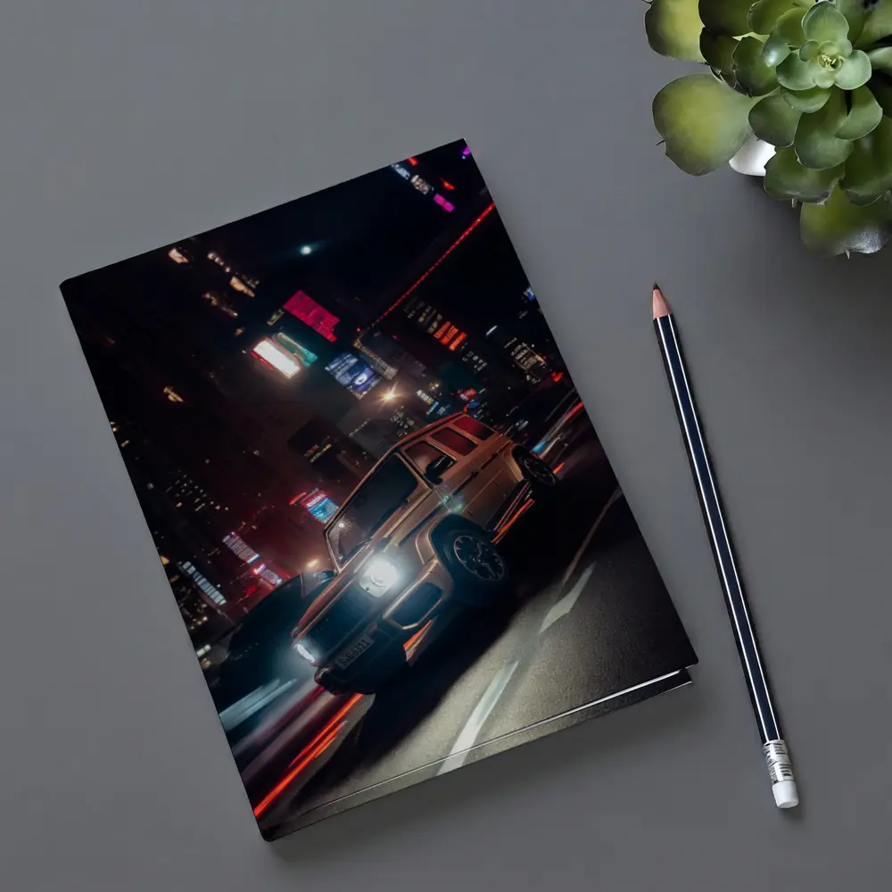 Mercedes AMG G Class Neon City Night – Notebooks