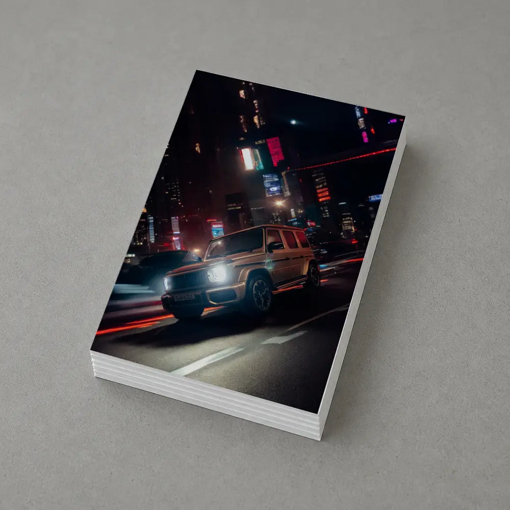 Mercedes AMG G Class Neon City Night – Postcards