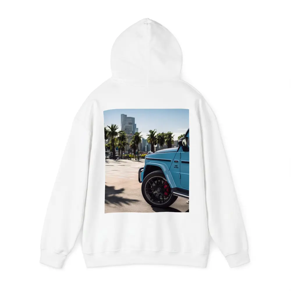 Mercedes AMG G63 Baby Blue City Palms – Hoodies