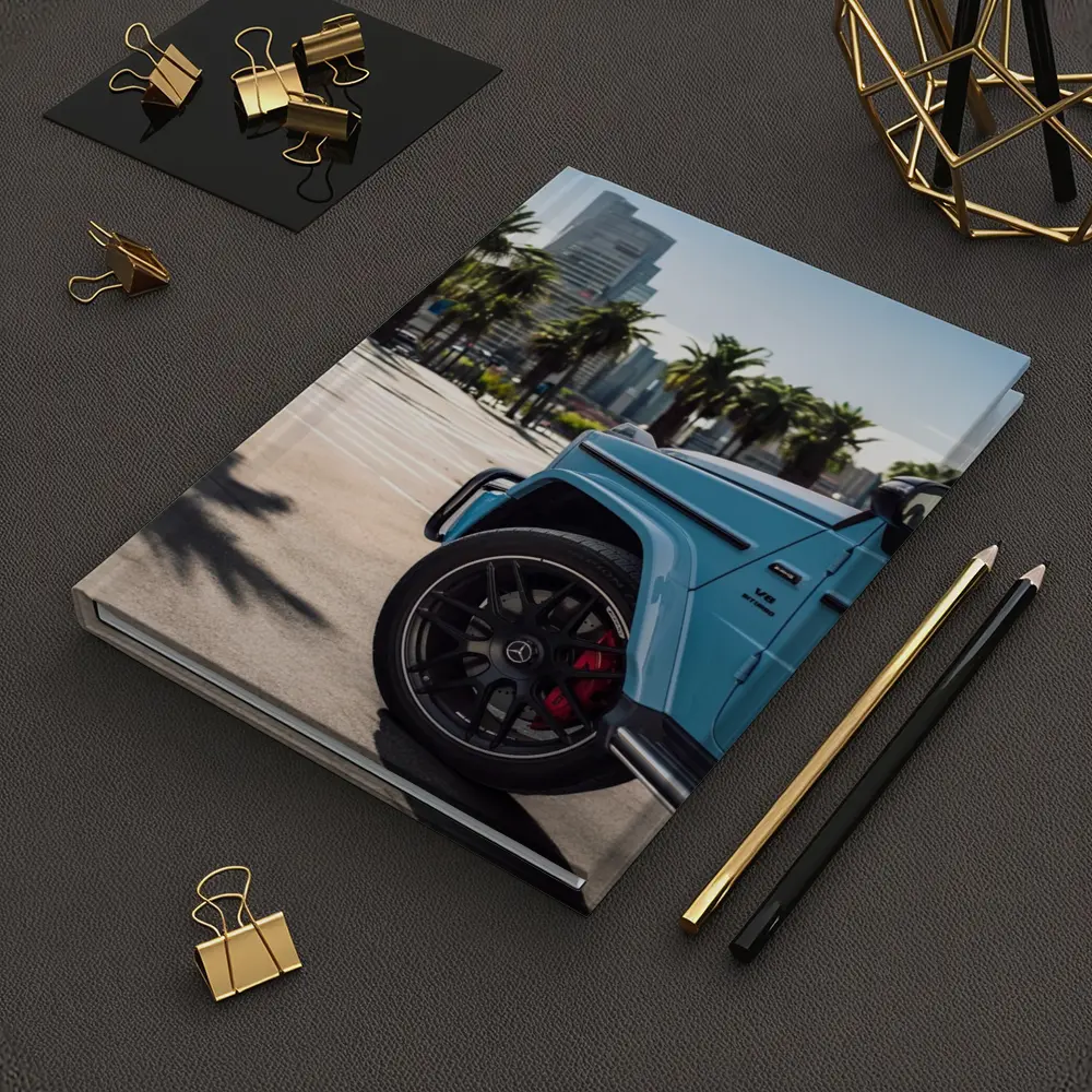 Mercedes AMG G63 Baby Blue City Palms – Notebooks