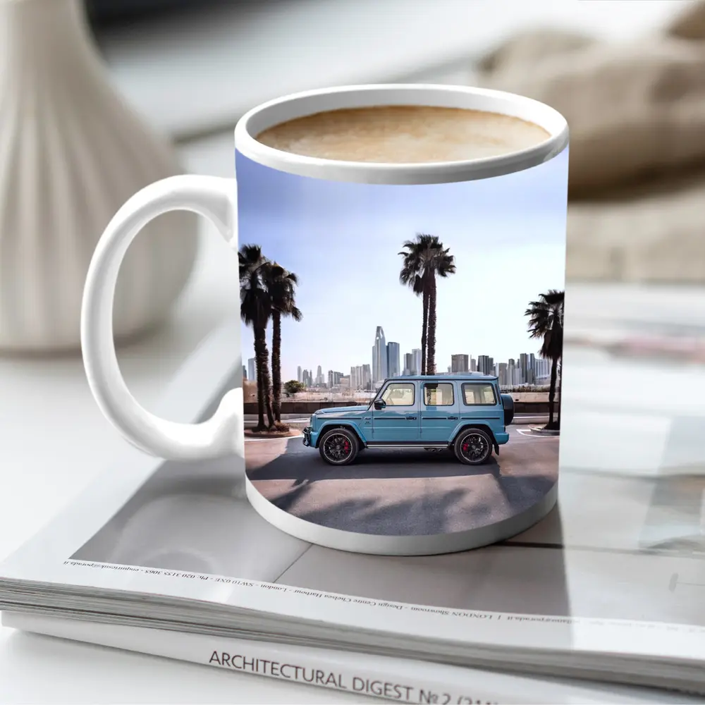 Mercedes AMG G Class Blue City Palms – Mugs