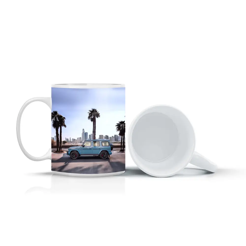 Mercedes AMG G Class Blue City Palms – Mugs