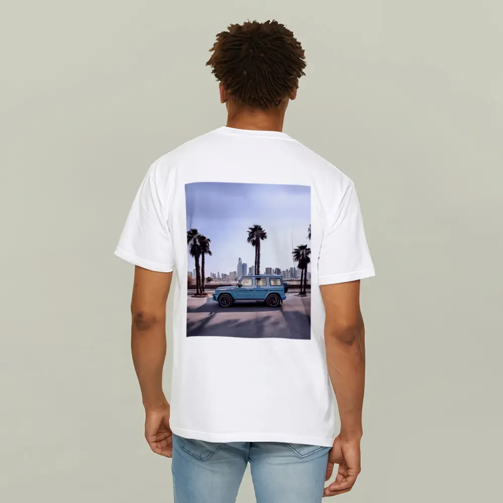 Mercedes AMG G Class Blue City Palms – T-Shirts