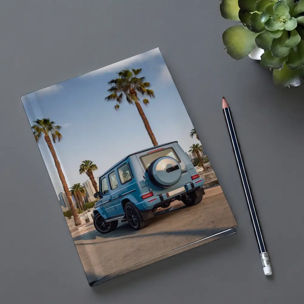 Mercedes AMG G Wagen Blue Palm Trees City – Notebooks