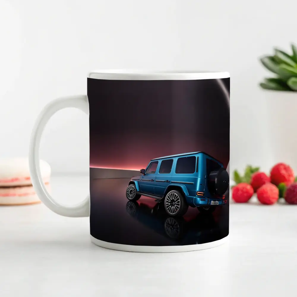 Mercedes AMG G Class Blue Studio Light – Mugs