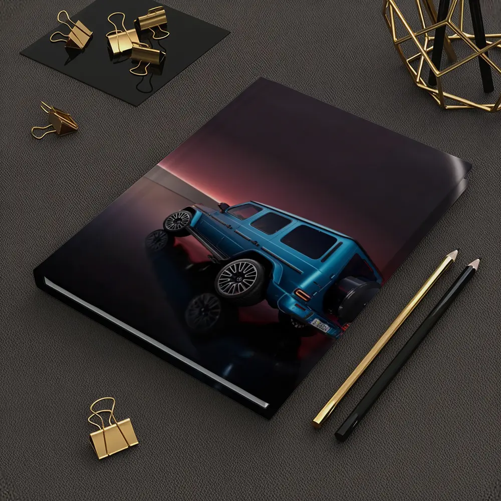 Mercedes AMG G Class Blue Studio Light – Notebooks