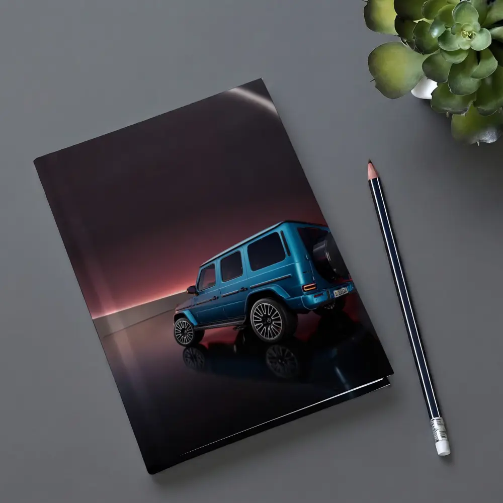 Mercedes AMG G Class Blue Studio Light – Notebooks