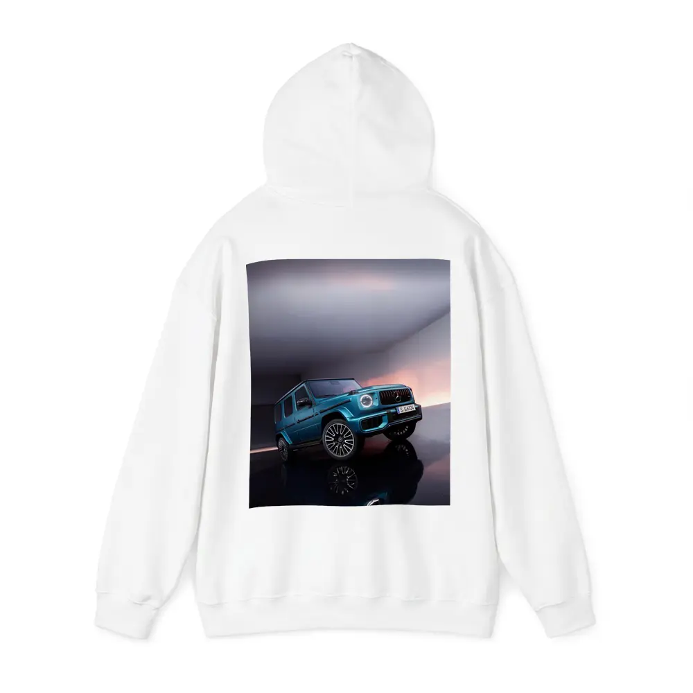 Mercedes AMG G Class Blue Studio Shot – Hoodies