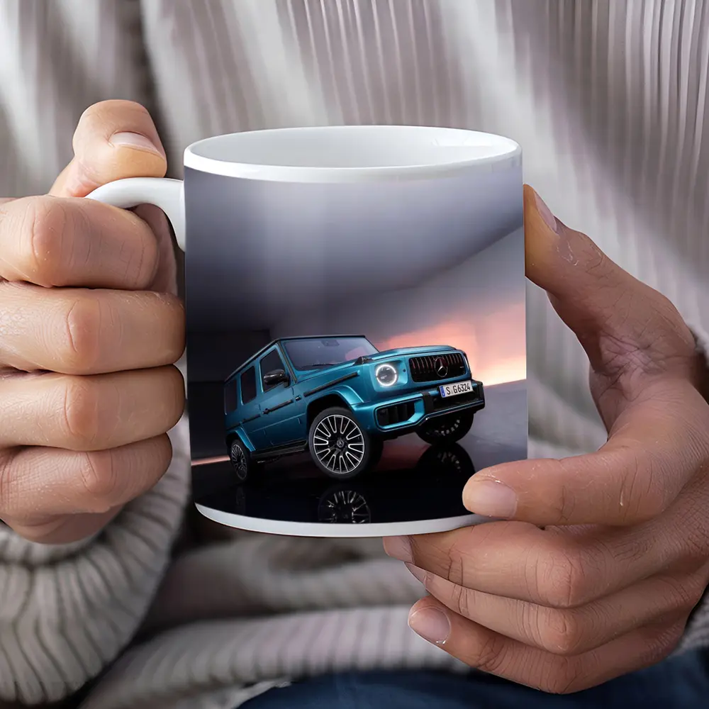 Mercedes AMG G Class Blue Studio Shot – Mugs