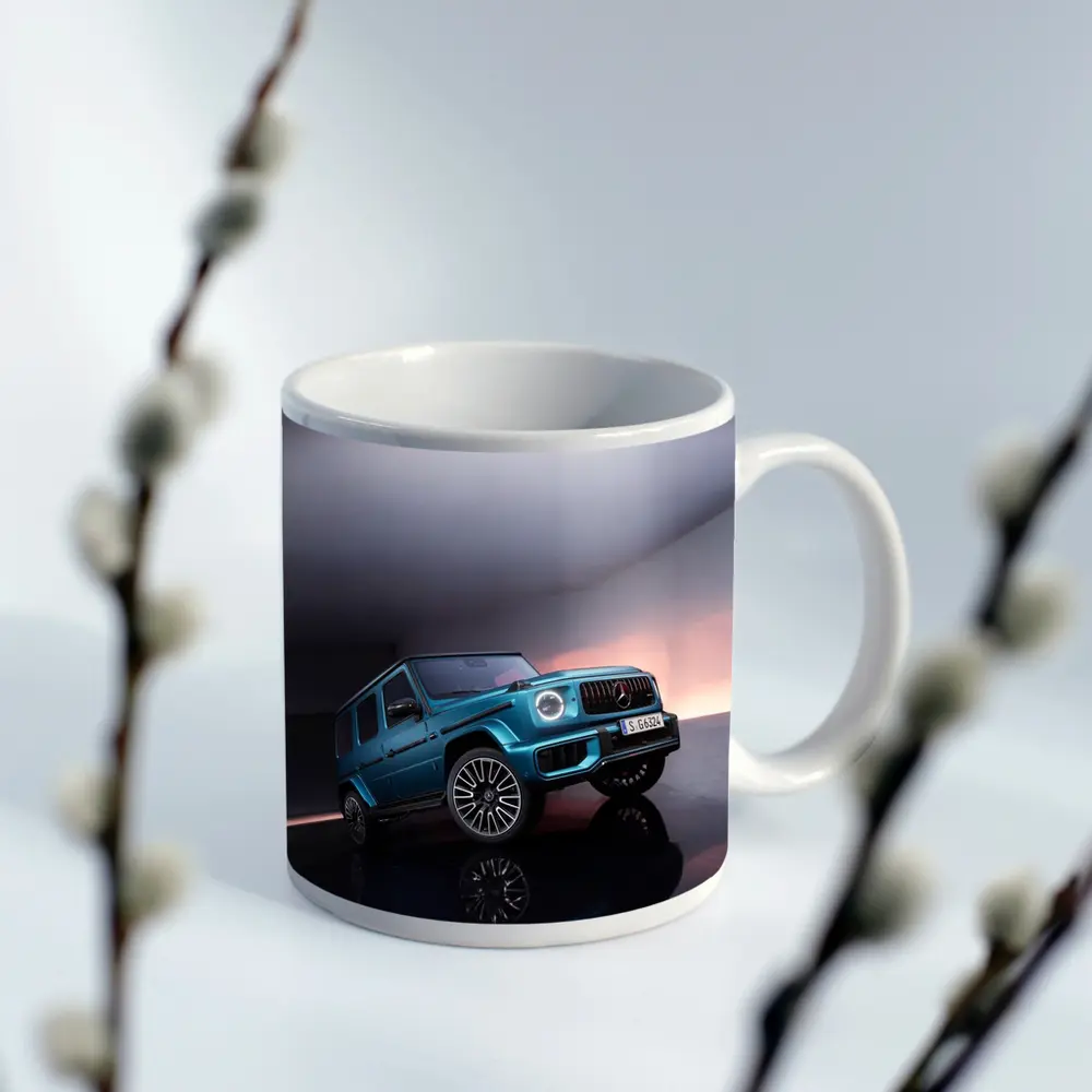 Mercedes AMG G Class Blue Studio Shot – Mugs