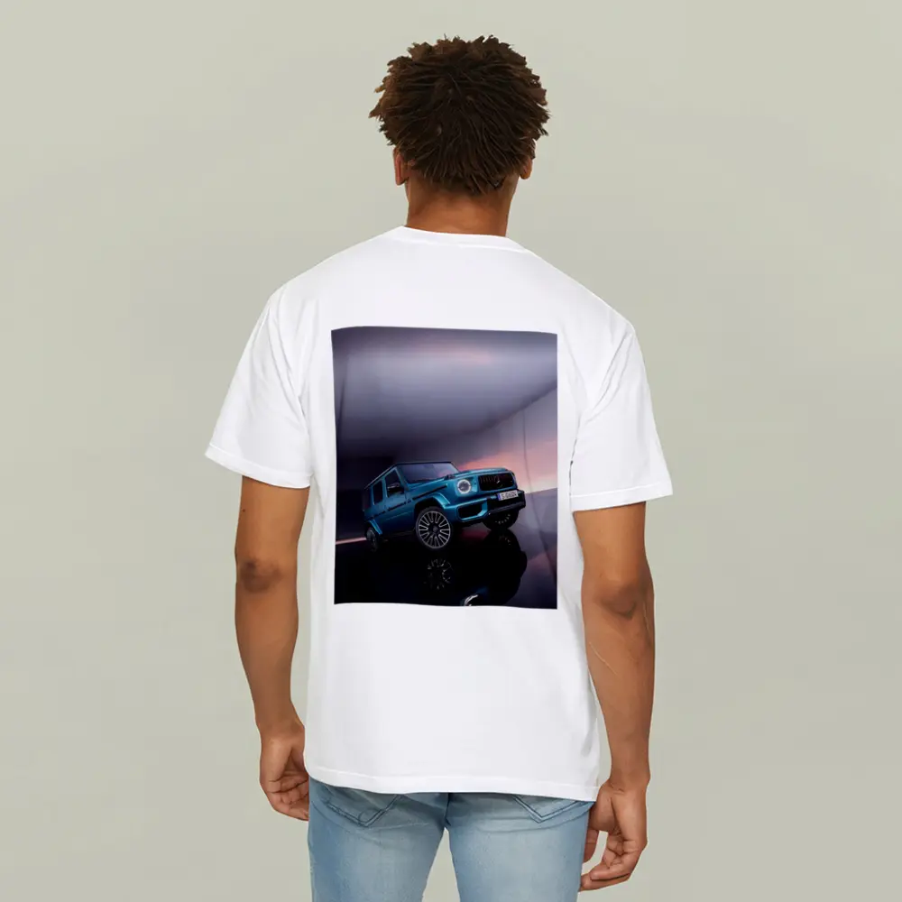 Mercedes AMG G Class Blue Studio Shot – T-Shirts