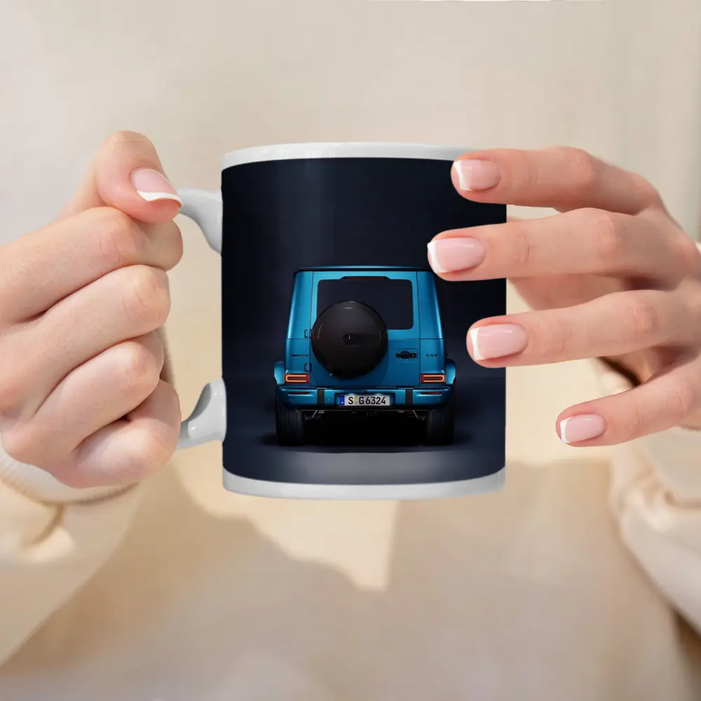 Mercedes AMG G Class Blue Studio Rear – Mugs