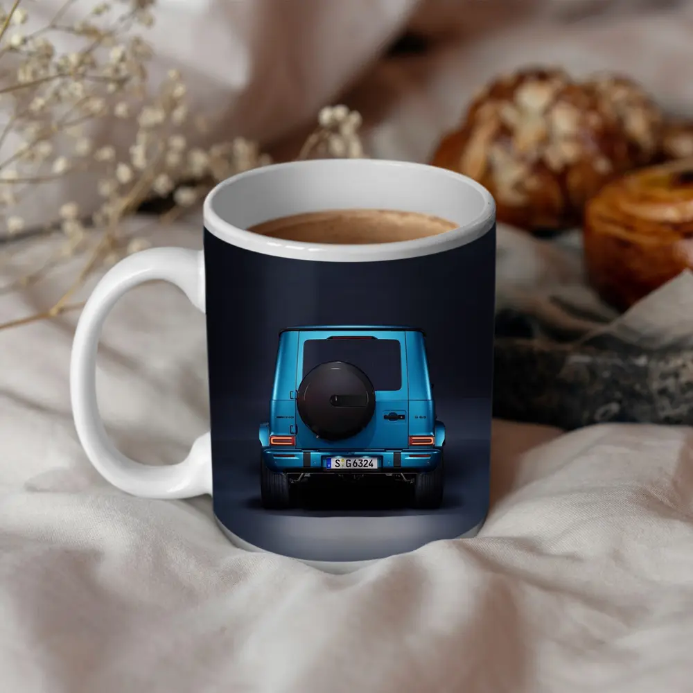 Mercedes AMG G Class Blue Studio Rear – Mugs