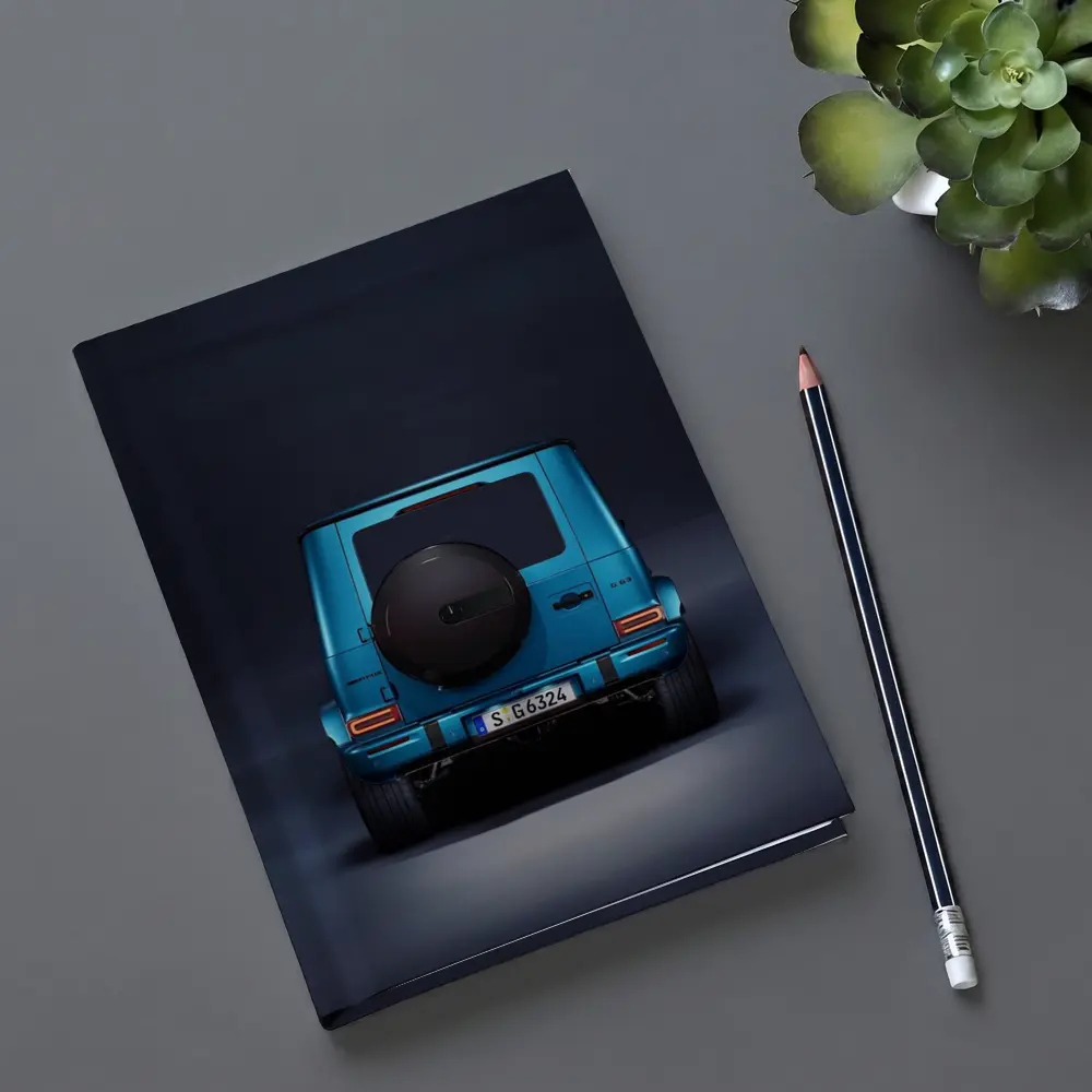 Mercedes AMG G Class Blue Studio Rear – Notebooks