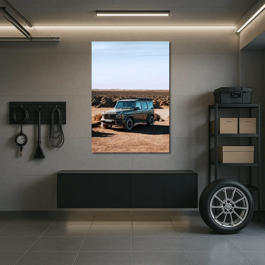 Mercedes G Class Desert Sandy Terrain – Wall Art