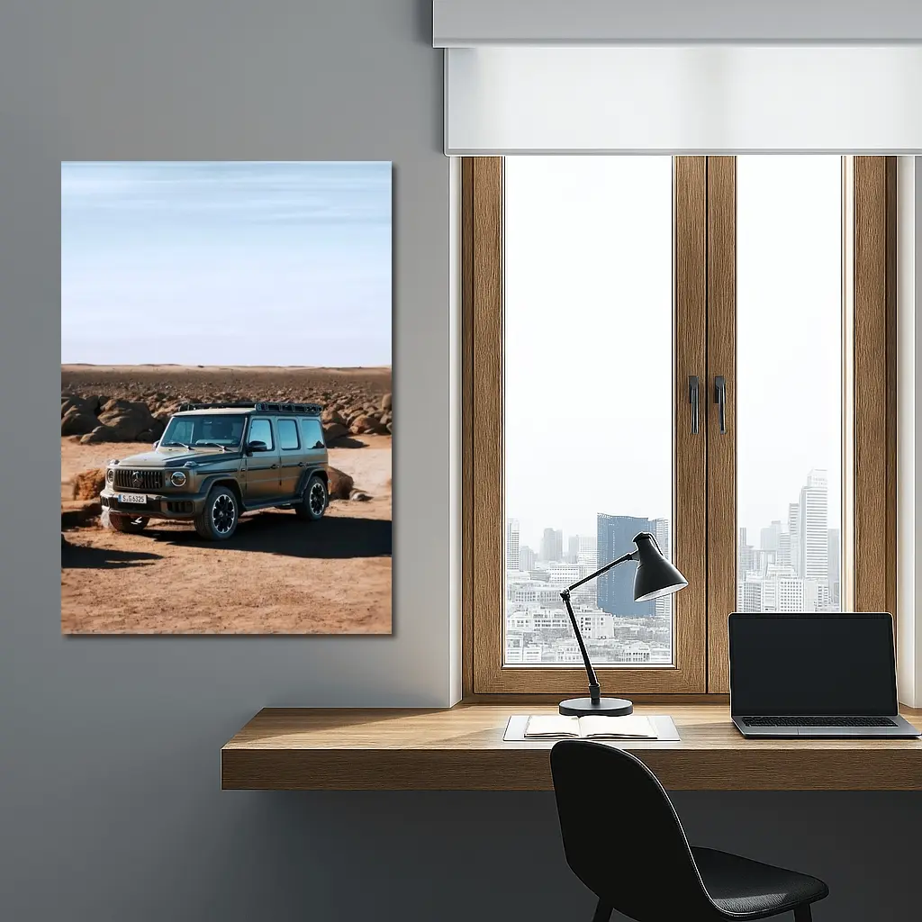 Mercedes G Class Desert Sandy Terrain – Wall Art