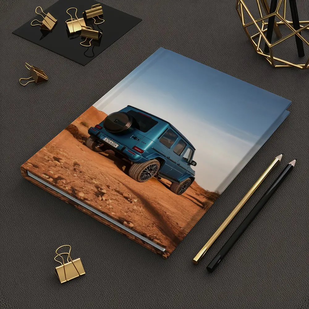 Mercedes G Class Blue Desert Landscape – Notebooks