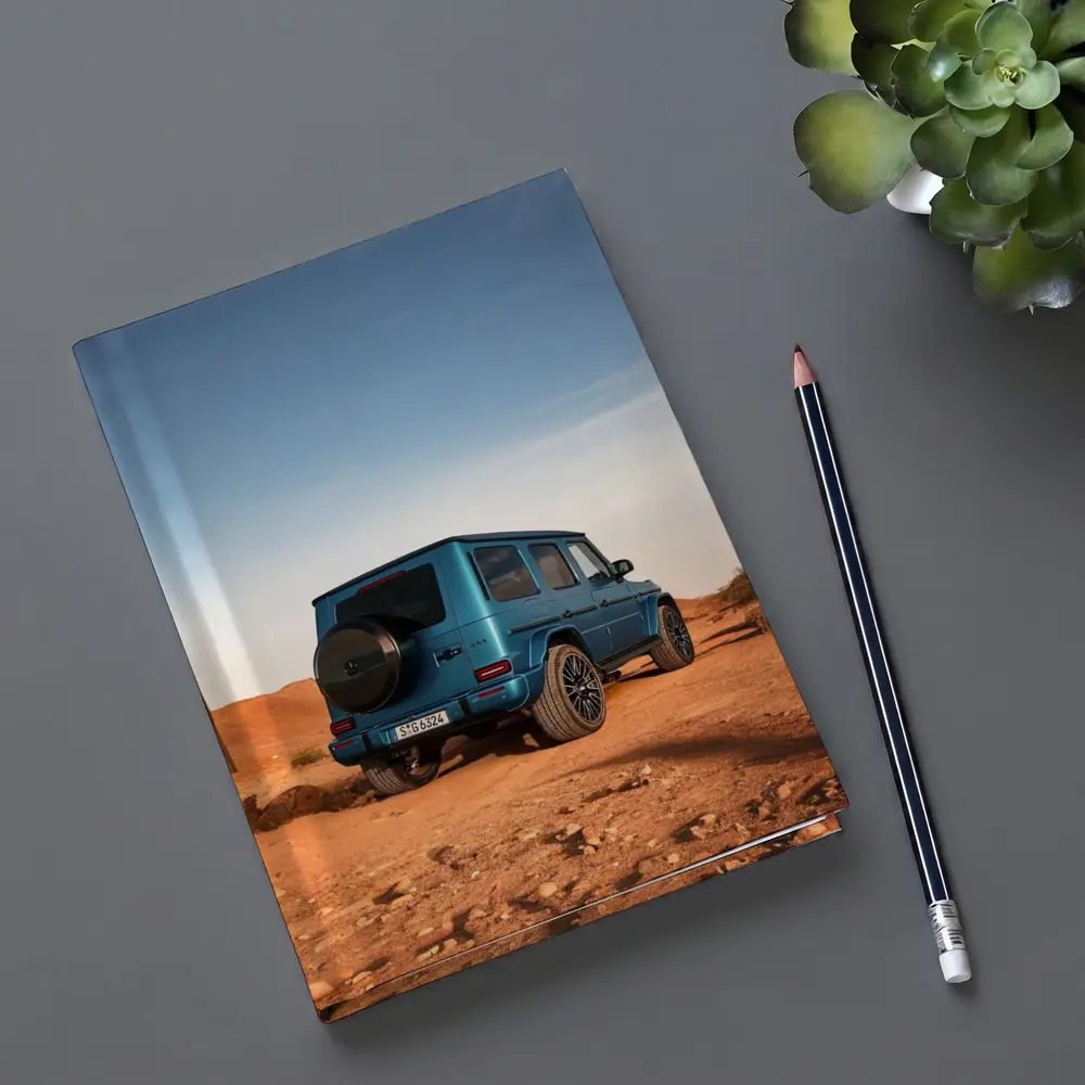 Mercedes G Class Blue Desert Landscape – Notebooks