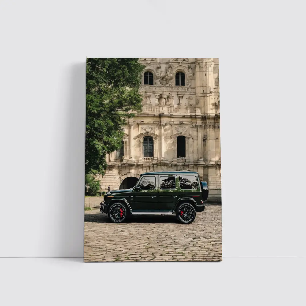 Mercedes AMG G Wagon Green Old Town – Wall Art