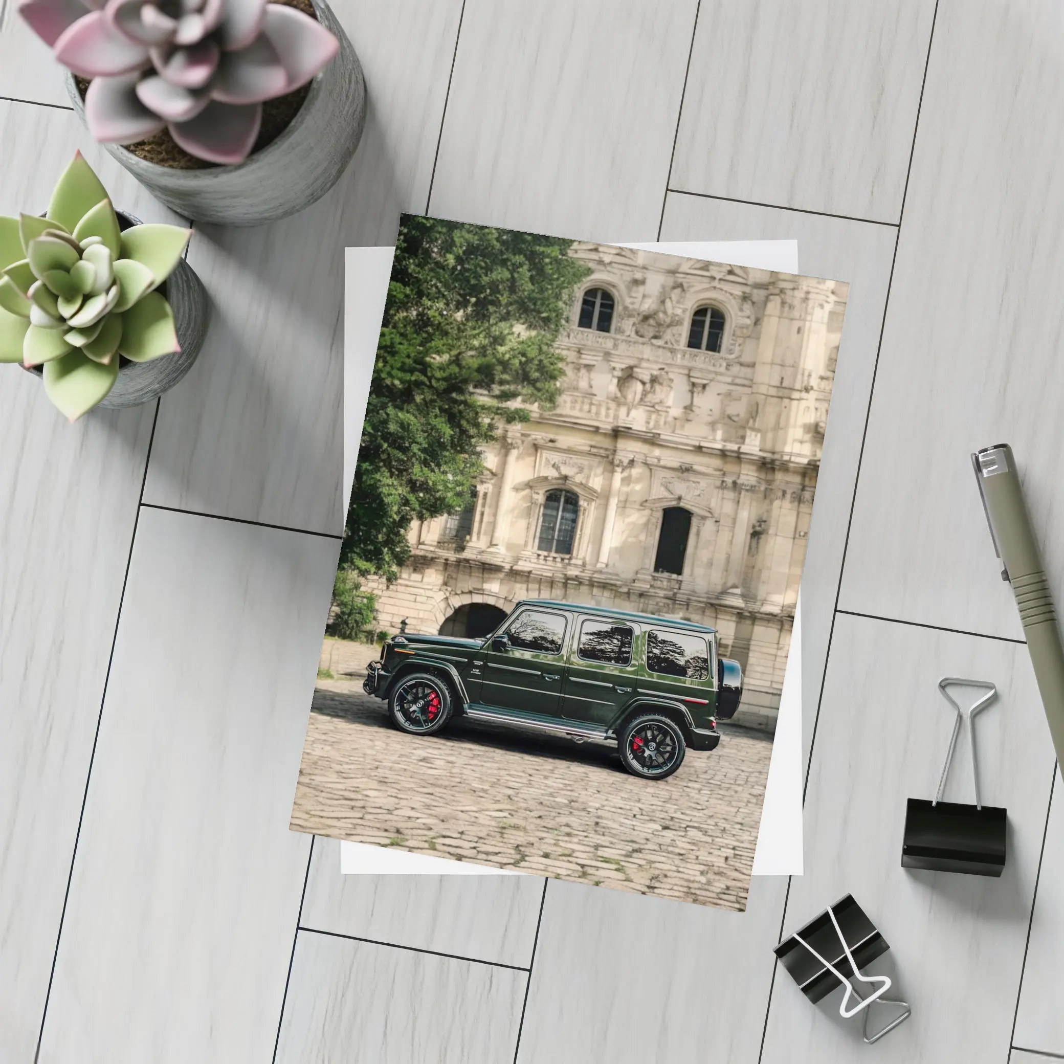 Mercedes AMG G Wagon Green Old Town – Postcards