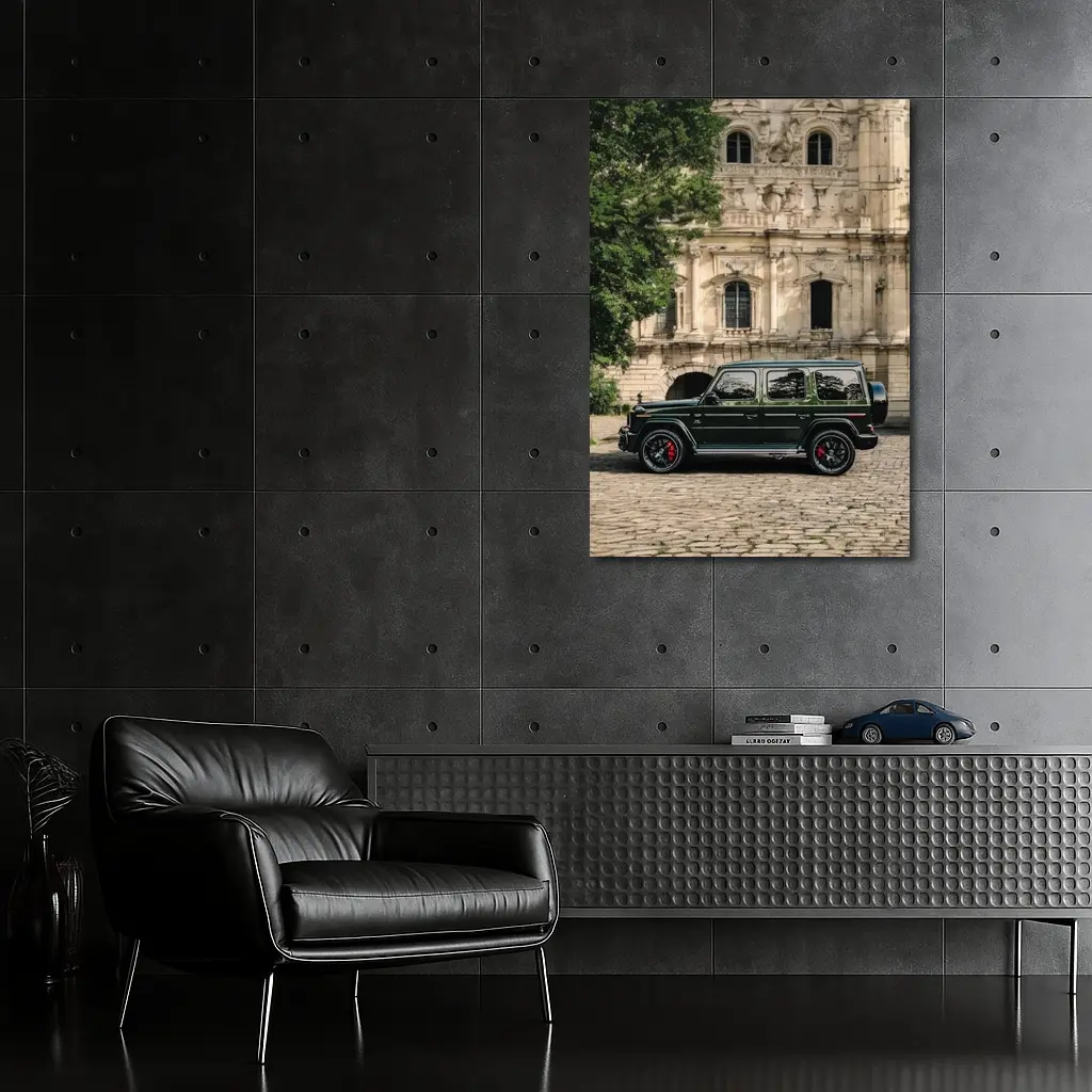 Mercedes AMG G Wagon Green Old Town – Wall Art