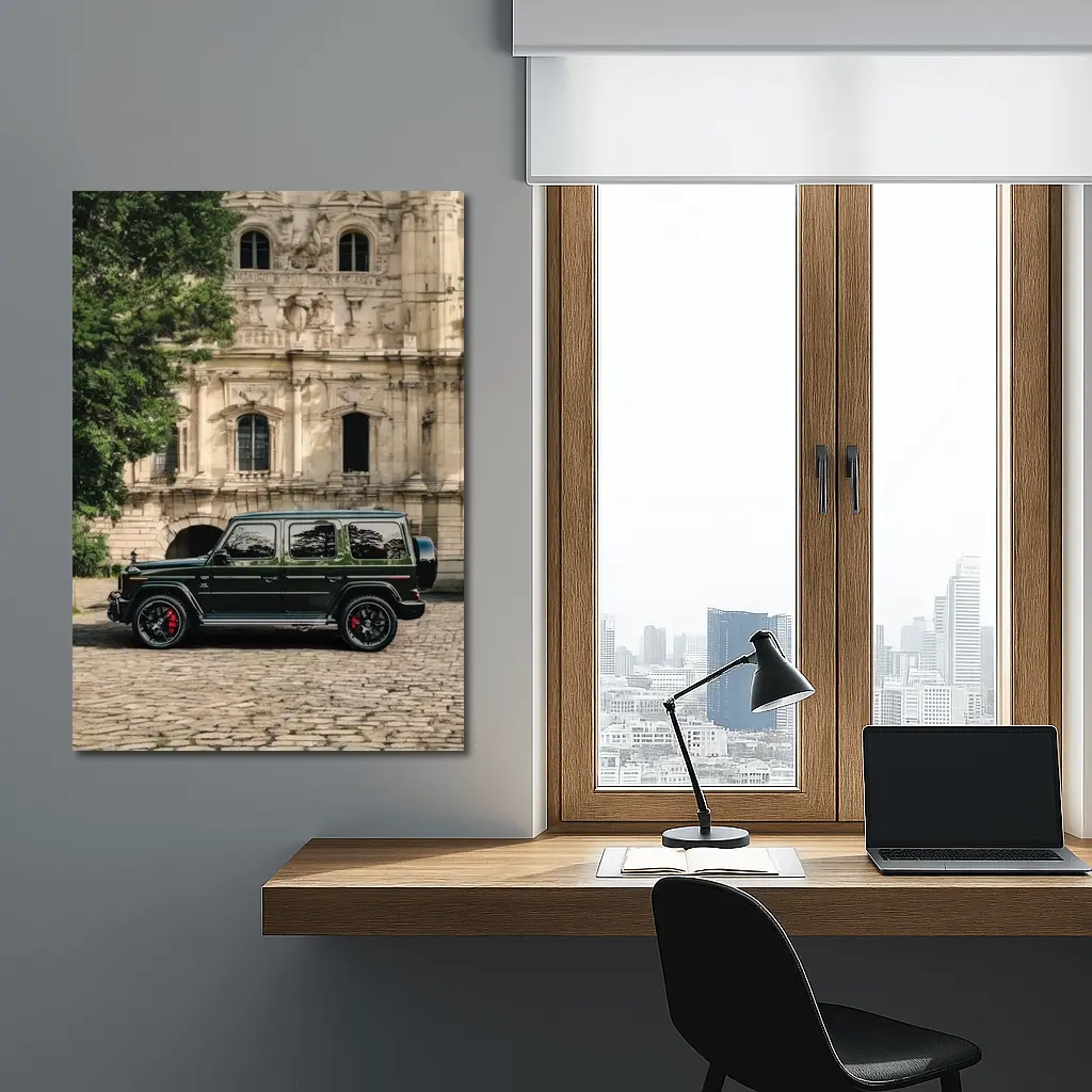 Mercedes AMG G Wagon Green Old Town – Wall Art
