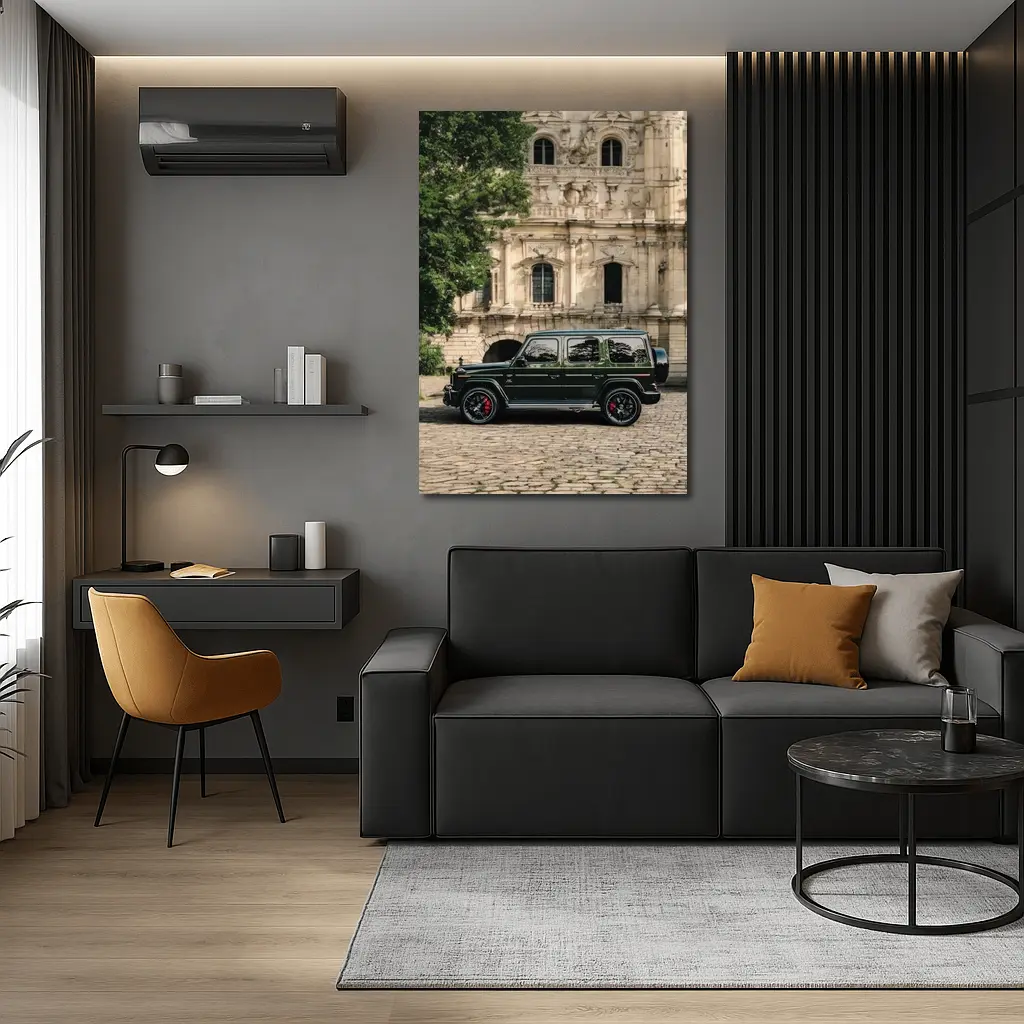 Mercedes AMG G Wagon Green Old Town – Wall Art