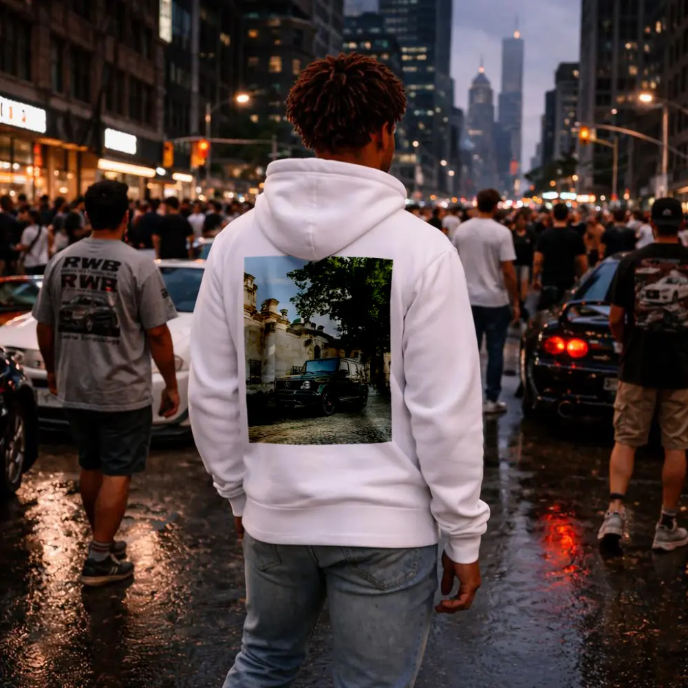Mercedes AMG G Class Green Old Town Street – Hoodies