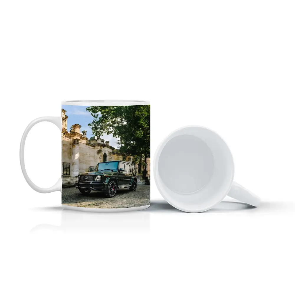 Mercedes AMG G Class Green Old Town Street – Mugs