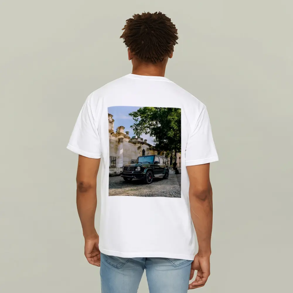 Mercedes AMG G Class Green Old Town Street – T-Shirts