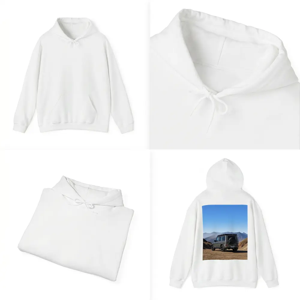 Mercedes AMG G Class Mountains Desert Landscape – Hoodies