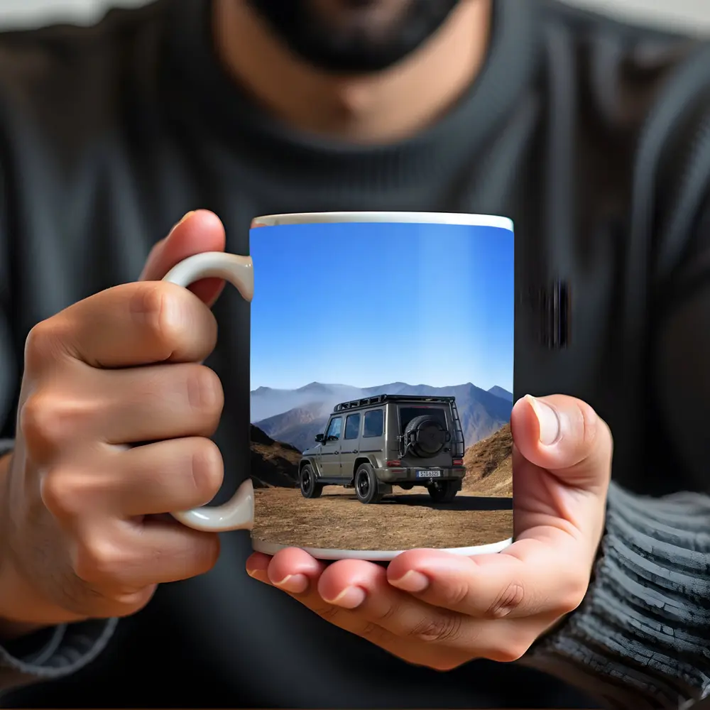 Mercedes AMG G Class Mountains Desert Landscape – Mugs