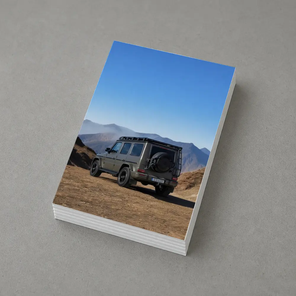 Mercedes AMG G Class Mountains Desert Landscape – Postcards